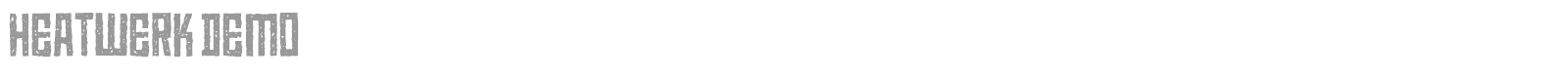 Heatwert font preview